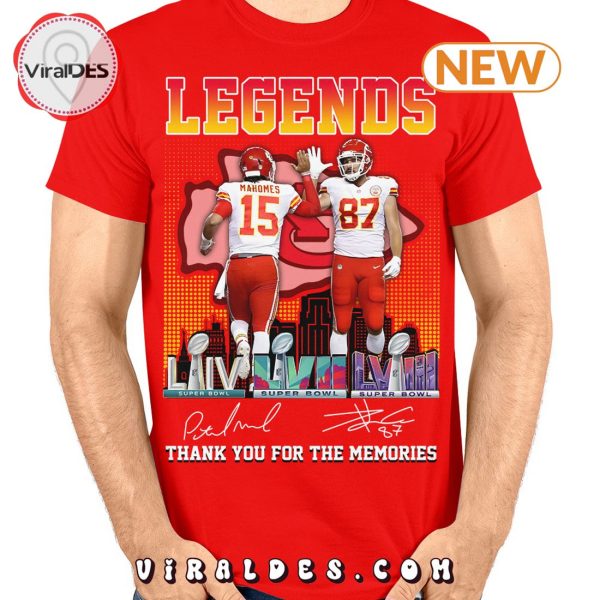 Kansas City Chiefs Legend Thank You For The Memories T-Shirt