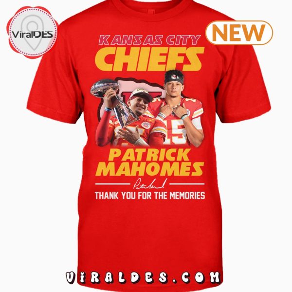 Kansas City Chiefs Patrick Mahomes Thank You For The Memories T-Shirt