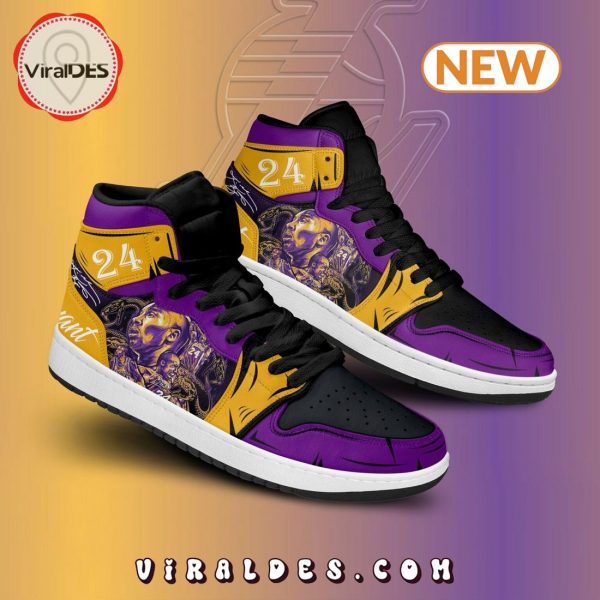 Kobe Bryant Los Angeles Lakers Signatures Air Jordan 1 HighTop Shoes