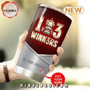 Custom Manchester United FA Cup Winners 2024 Tumbler