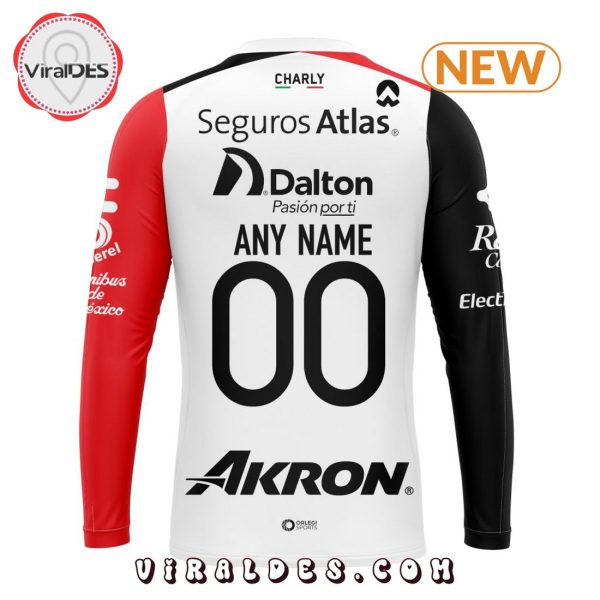 LIGA MX Atlas F.C Personalized 2024-2025 Away Kits Hoodie