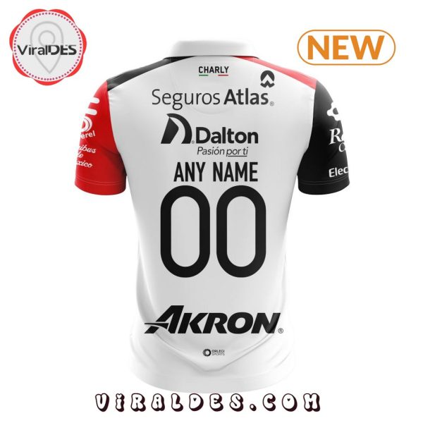 LIGA MX Atlas F.C Personalized 2024-2025 Away Polo