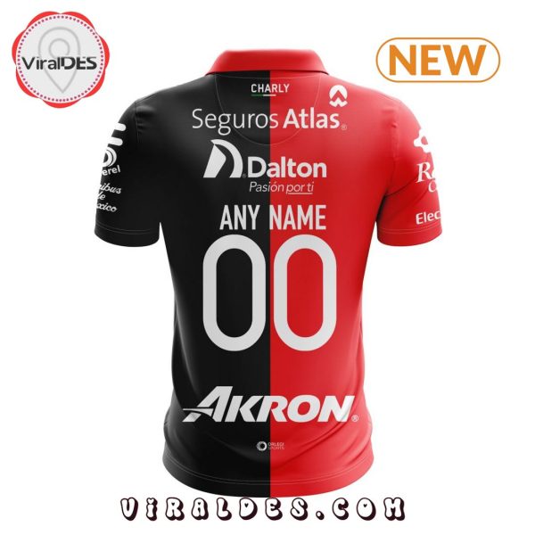 LIGA MX Atlas F.C Personalized 2024-2025 Home Polo