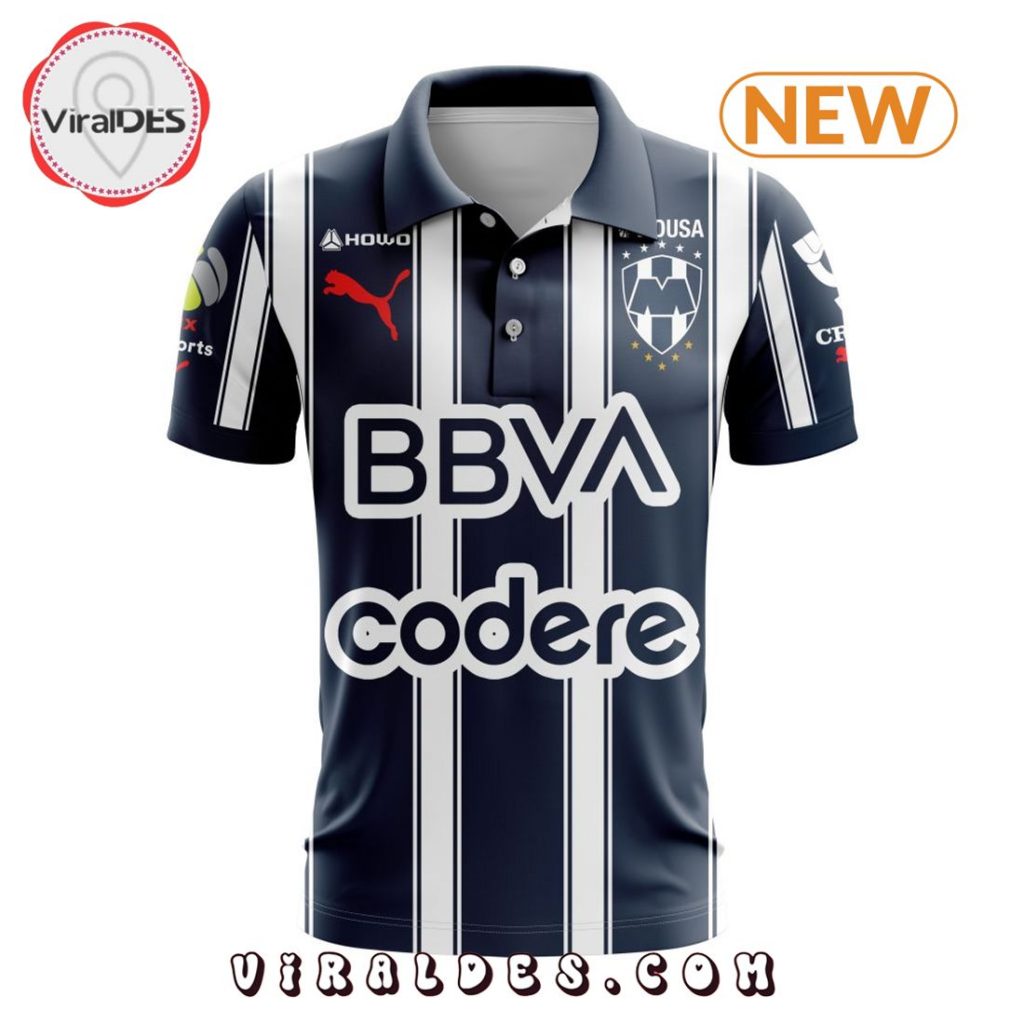 LIGA MX C.F. Monterrey Personalized 2025 Home Polo