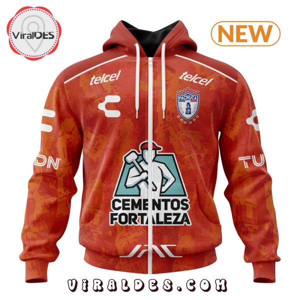 LIGA MX C.F. Pachuca Personalized 2024-2025 Away Kits Hoodie