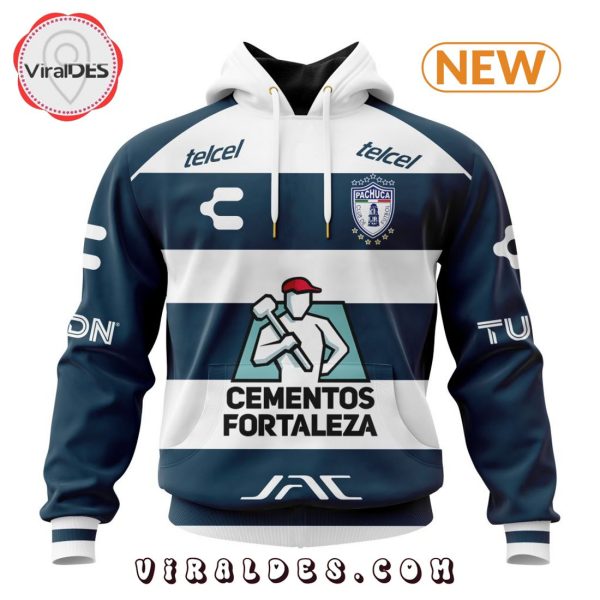 LIGA MX C.F. Pachuca Personalized 2024-2025 Home Kits Hoodie