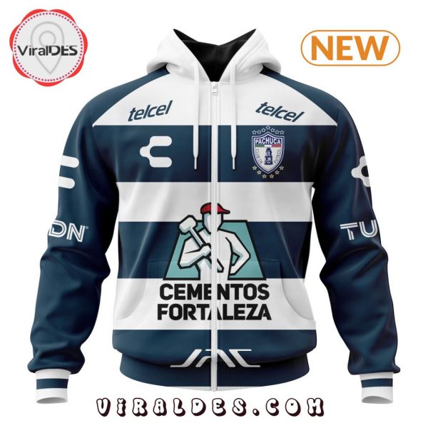 LIGA MX C.F. Pachuca Personalized 2024-2025 Home Kits Hoodie