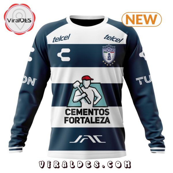 LIGA MX C.F. Pachuca Personalized 2024-2025 Home Kits Hoodie