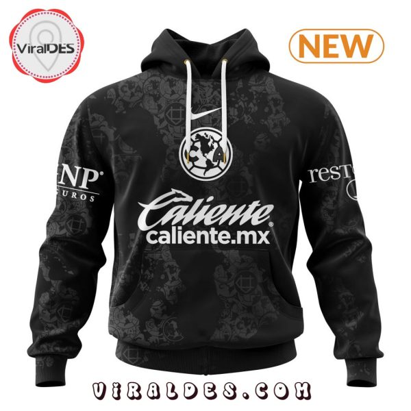 LIGA MX Club America Personalized 2024-2025 Black Design Kits Hoodie