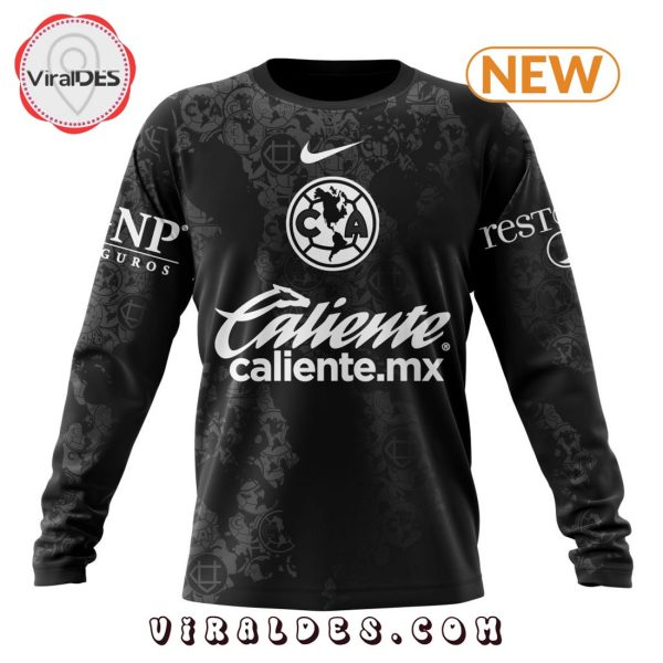 LIGA MX Club America Personalized 2024-2025 Black Design Kits Hoodie