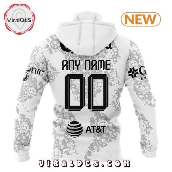 LIGA MX Club America Personalized 2024-2025 White Design Kits Hoodie