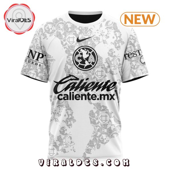 LIGA MX Club America Personalized 2024-2025 White Design Kits Hoodie