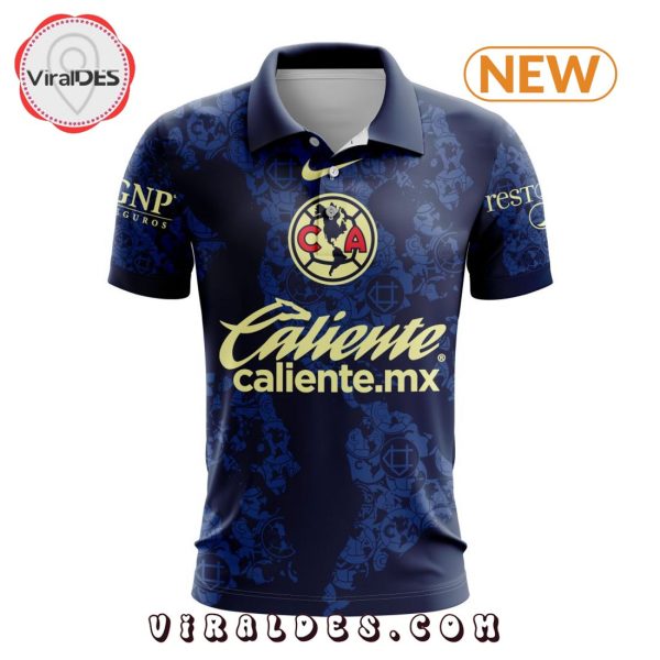 LIGA MX Club America Personalized 2025 Away Concept Polo