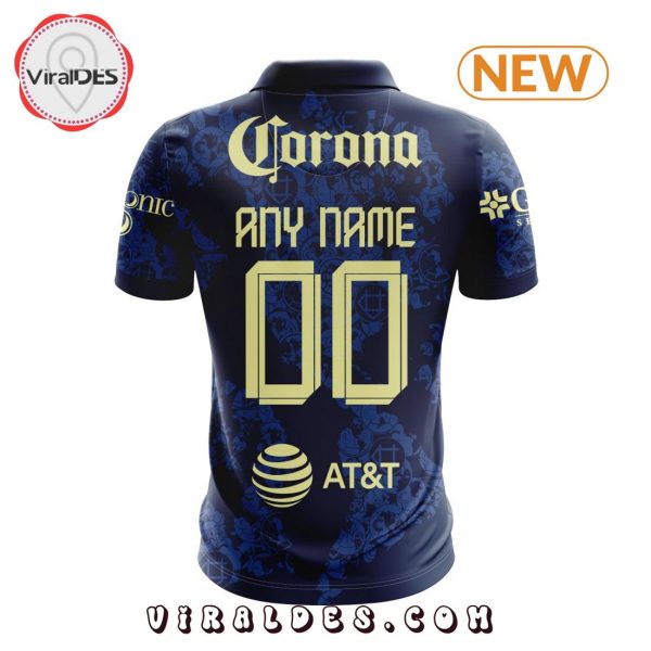 LIGA MX Club America Personalized 2025 Away Concept Polo