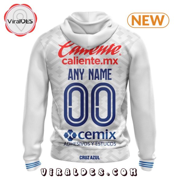 LIGA MX Cruz Azul Personalized 2024-2025 Away Kits Hoodie