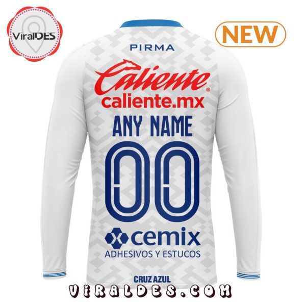 LIGA MX Cruz Azul Personalized 2024-2025 Away Kits Hoodie