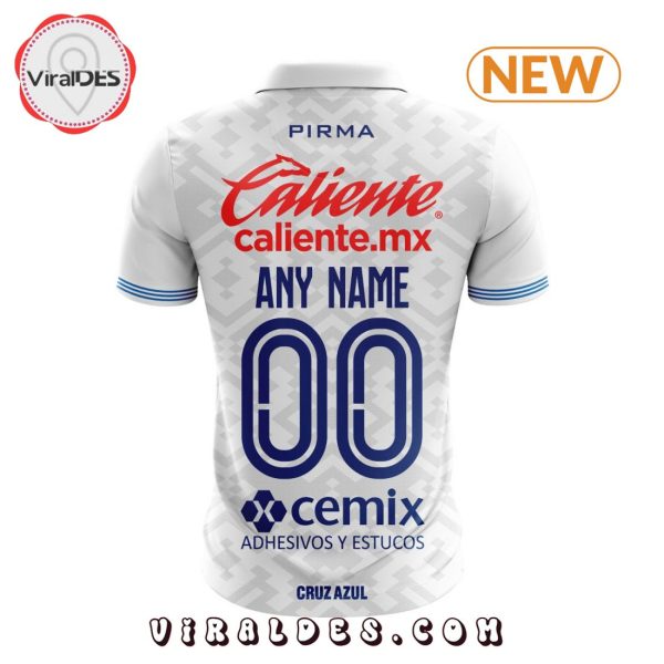 LIGA MX Cruz Azul Personalized 2024-2025 Away Polo