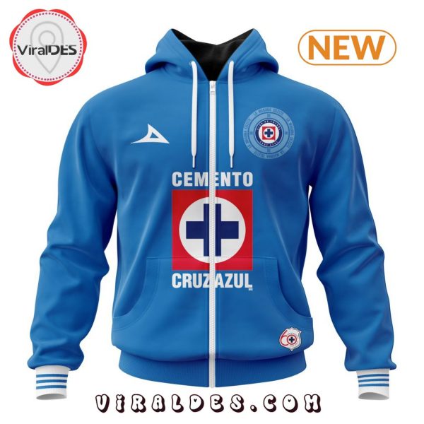 LIGA MX Cruz Azul Personalized 2024-2025 Home Kits Hoodie