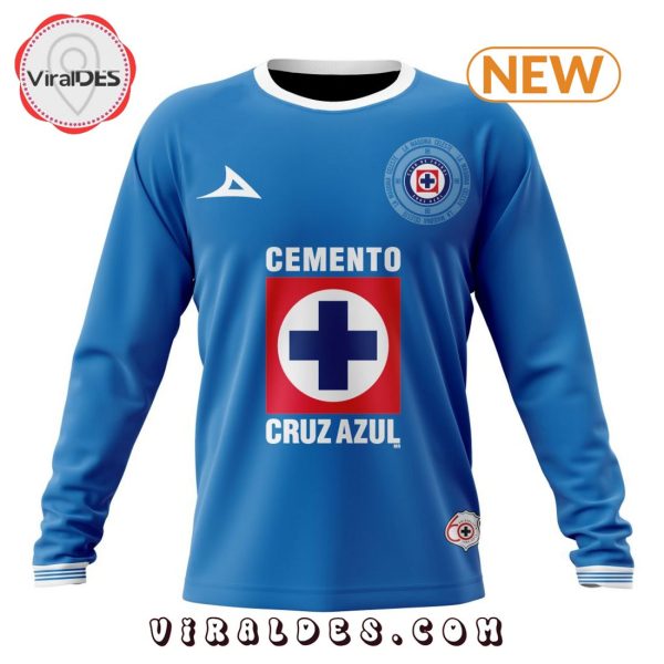 LIGA MX Cruz Azul Personalized 2024-2025 Home Kits Hoodie