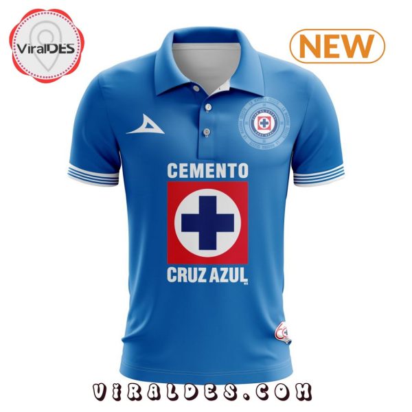 LIGA MX Cruz Azul Personalized 2024-2025 Home Polo