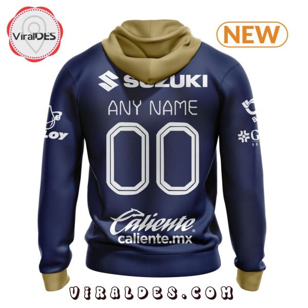 LIGA MX Pumas UNAM Personalized 2025 Away Kits Hoodie