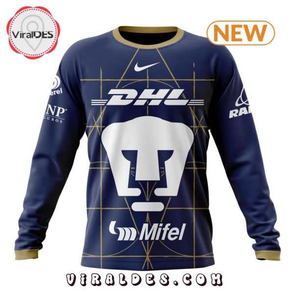 LIGA MX Pumas UNAM Personalized 2025 Away Kits Hoodie