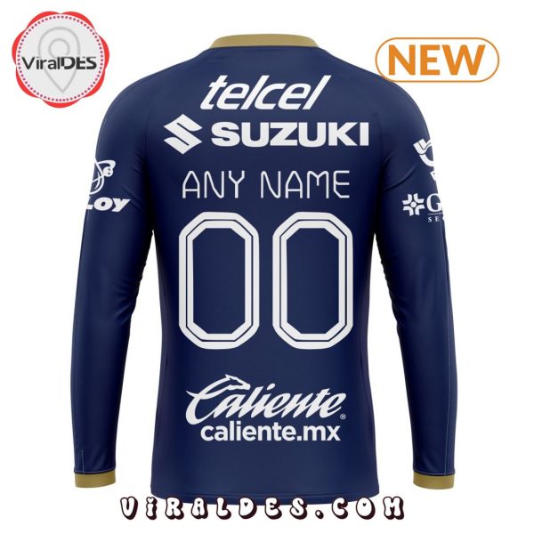 LIGA MX Pumas UNAM Personalized 2025 Away Kits Hoodie