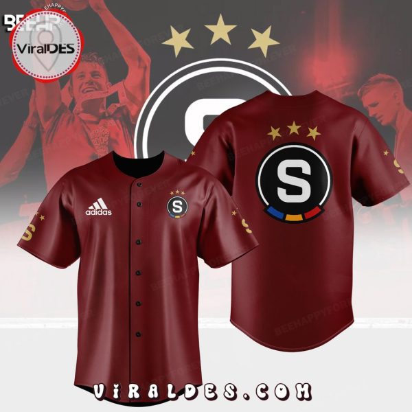 Limited Edition Sparta Praha Red Baseball Jersey