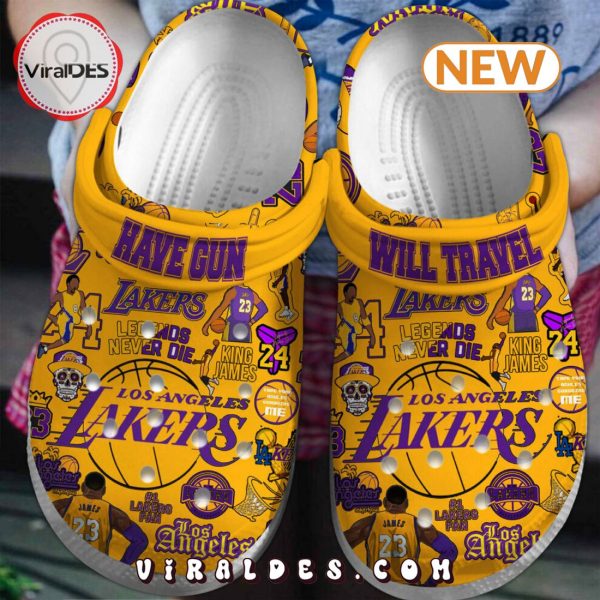 Los Angeles Lakers Premium Yellow Crocs Clogs