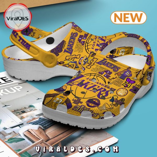 Los Angeles Lakers Premium Yellow Crocs Clogs