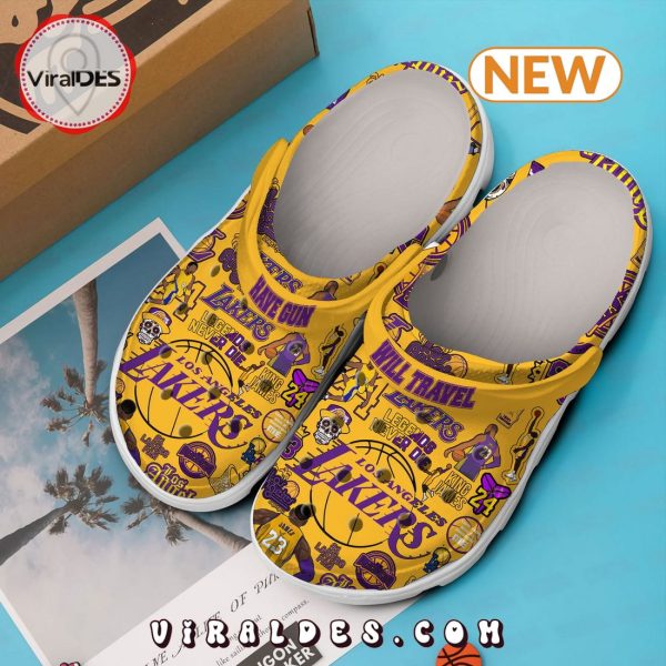 Los Angeles Lakers Premium Yellow Crocs Clogs