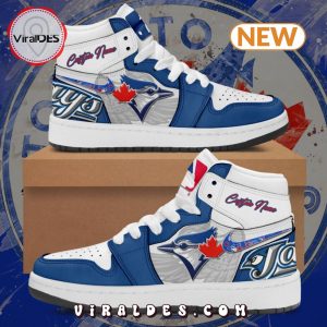 Personalized Name Toronto Blue Jays Baseball Air Jordan 1 Shoes