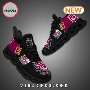 NRL Queensland Maroons Custom Name 2024 Max Soul Shoes