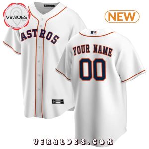 Personalized MLB Houston Astros White Baseball Jersey