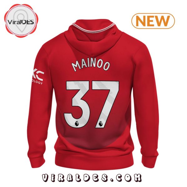 Mainoo Manchester United Men’s Champions Red Hoodie