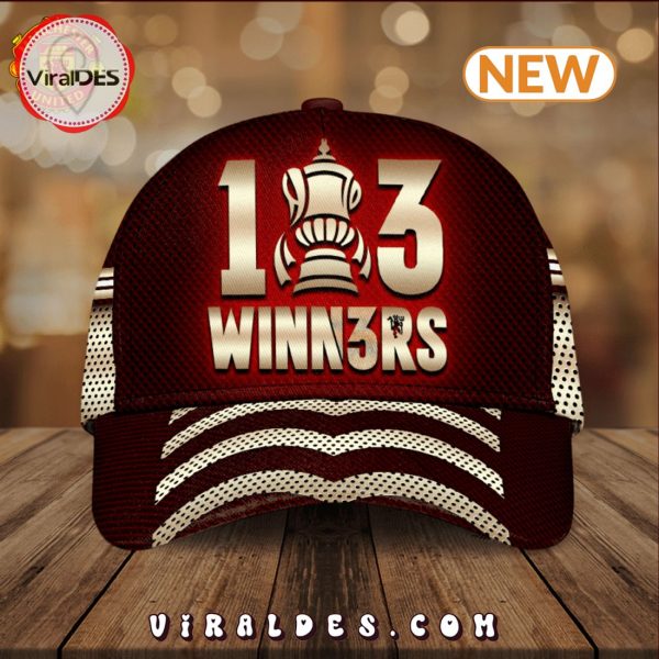 Manchester United 13 Times Cup Winners 2024 Luxury Classic Cap