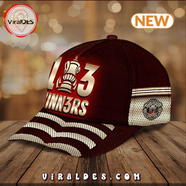 Manchester United 13 Times Cup Winners 2024 Luxury Classic Cap