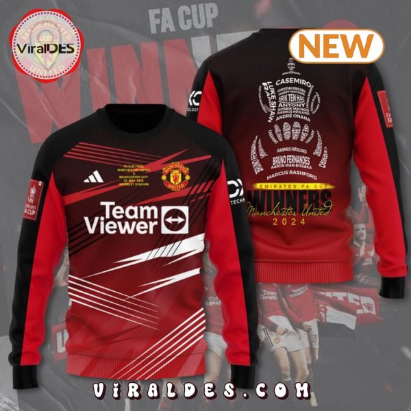 Manchester United FA Cup Winners 2024 Hoodie