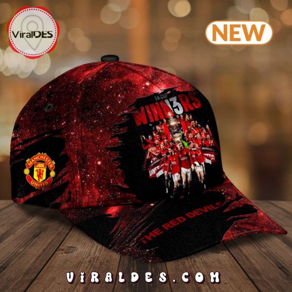 Manchester United The Red Devils FA Cup Winners Classic Cap