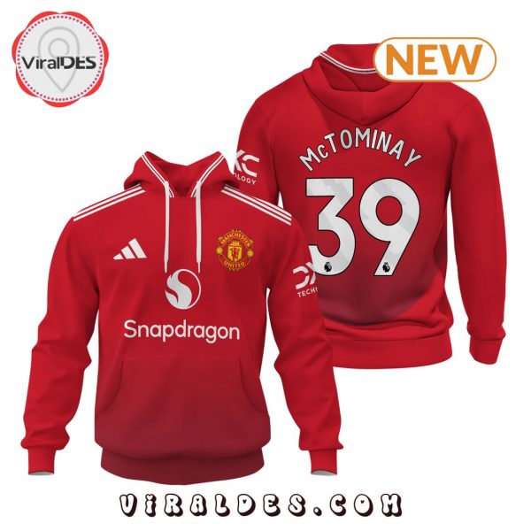 McTominay Manchester United Men’s Champions Red Hoodie