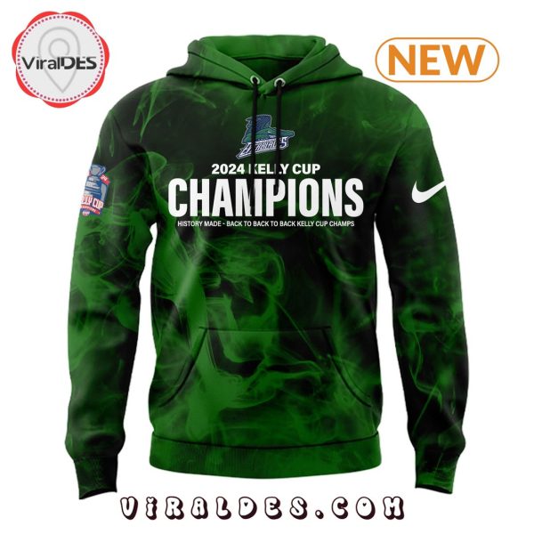 Men’s Florida Everblades Champions Green Hoodie