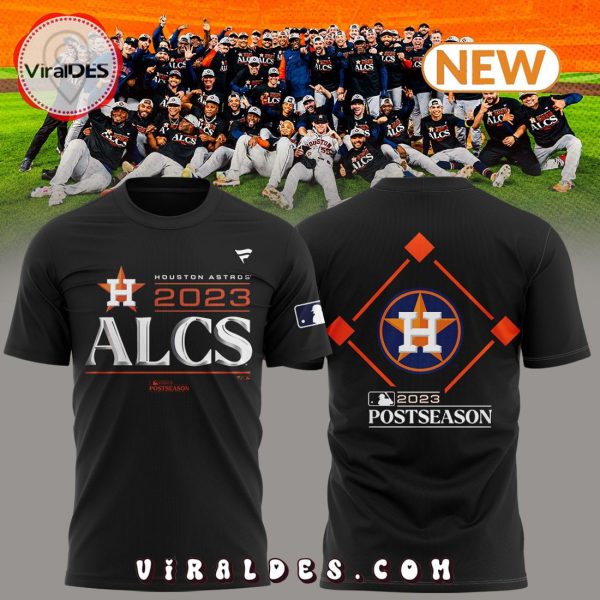 Men’s Houston Astros 2023 ALCS Black T-Shirt, Jogger, Cap