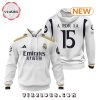 Men’s Real Madrid Bellingham 24 25 Home Black Hoodie