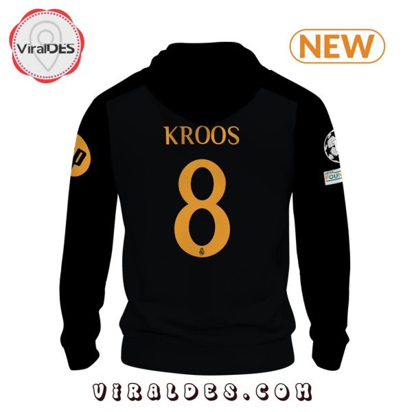 Men’s Real Madrid Kroos 24 25 Home Black Hoodie