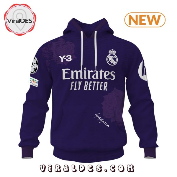 Men’s Real Madrid Vini Jr. 24 25 Home Signatures Hoodie