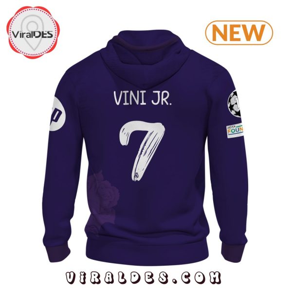 Men’s Real Madrid Vini Jr. 24 25 Home Signatures Hoodie