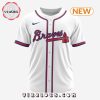 MLB Atlanta Braves Personalized 2024 Road Baseball Jersey