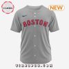 MLB Boston Red Sox Personalized Gradient Design Baseball Jersey