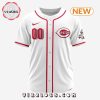 MLB Cincinnati Reds Personalized 2024 Road Baseball Jersey