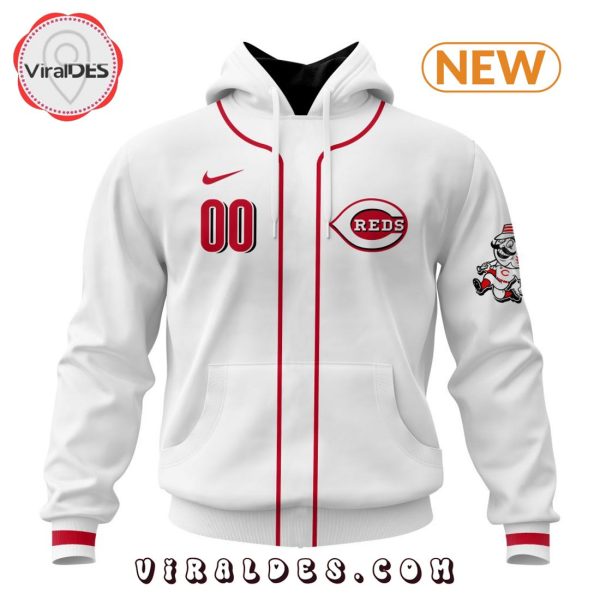 MLB Cincinnati Reds Custom 2024 Home Kits Hoodie